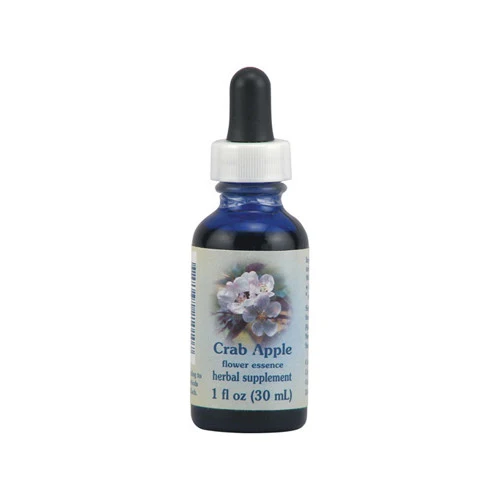 Premium Crab Apple Herbal Supplement Dropper By Flower Essence - 1 Oz Traditional
