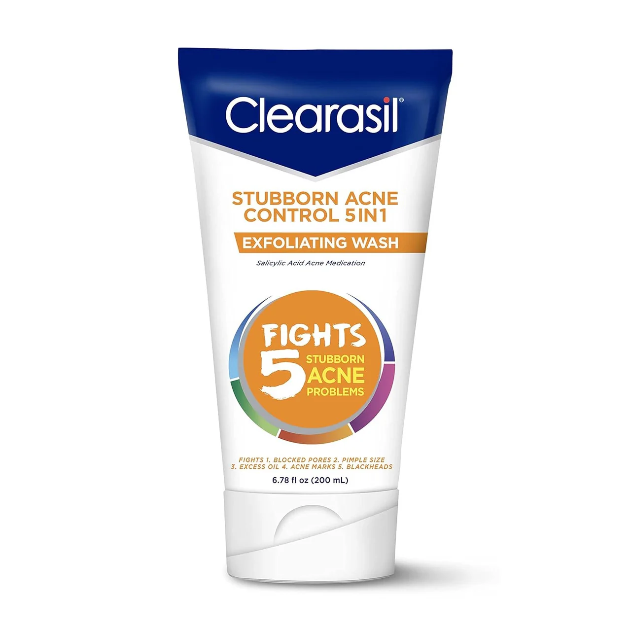 Advanced Clearasil Ultra 5-in-1 Exfoliating Acne Medication Face Wash 6.78 oz Original Design