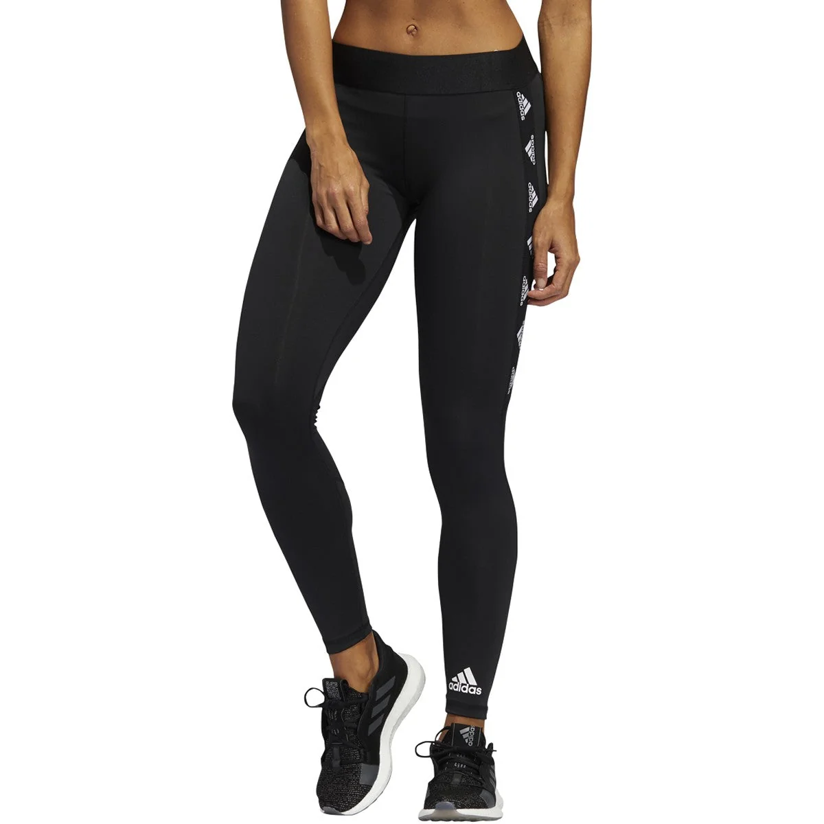 Premium adidas Women's Alphaskin Badge Of Sport Tights Pants Fine Crafted