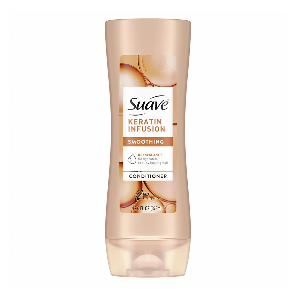 Casual Suave Professionals Smoothing Conditioner Keratin Infusion 12.6 Oz Enhanced