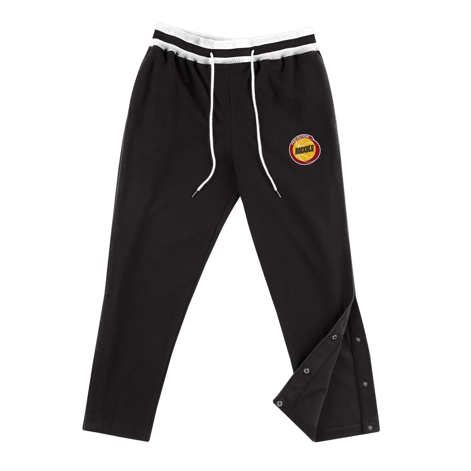 Specialty Mitchell Ness Men's NBA Reversed Fleece Tearaway Pant Houston Rockets Soft