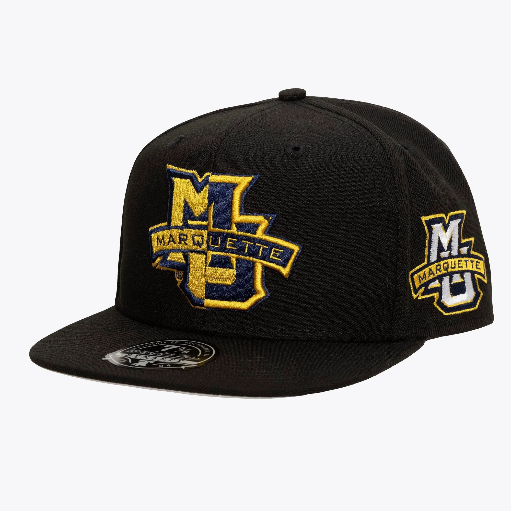 Responsible Mitchell Ness Men's Ncaa Lifestyle Fitted Marquette Fitted Caps Recyclable