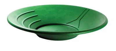 Natural Green Plastic Gold Mining Pan for Nugget Mining Dredging Rock Prospecting Sifter Trusted