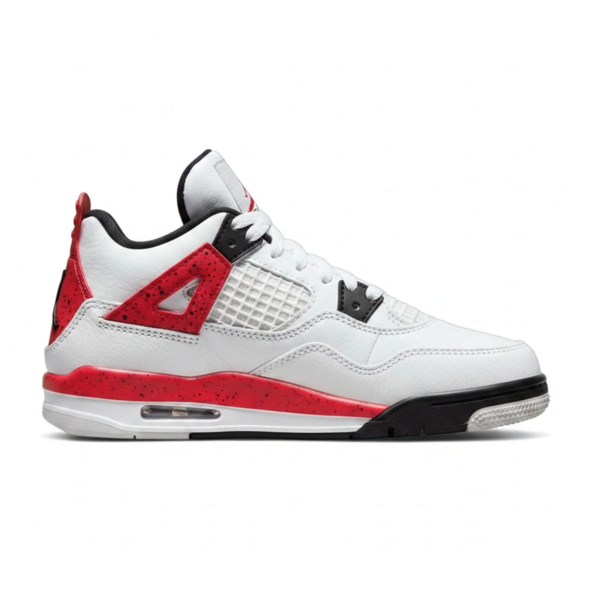 Easy-to-Use Air Jordan Preschool Retro 4 'Red Cement' Ps Sneakers Certified