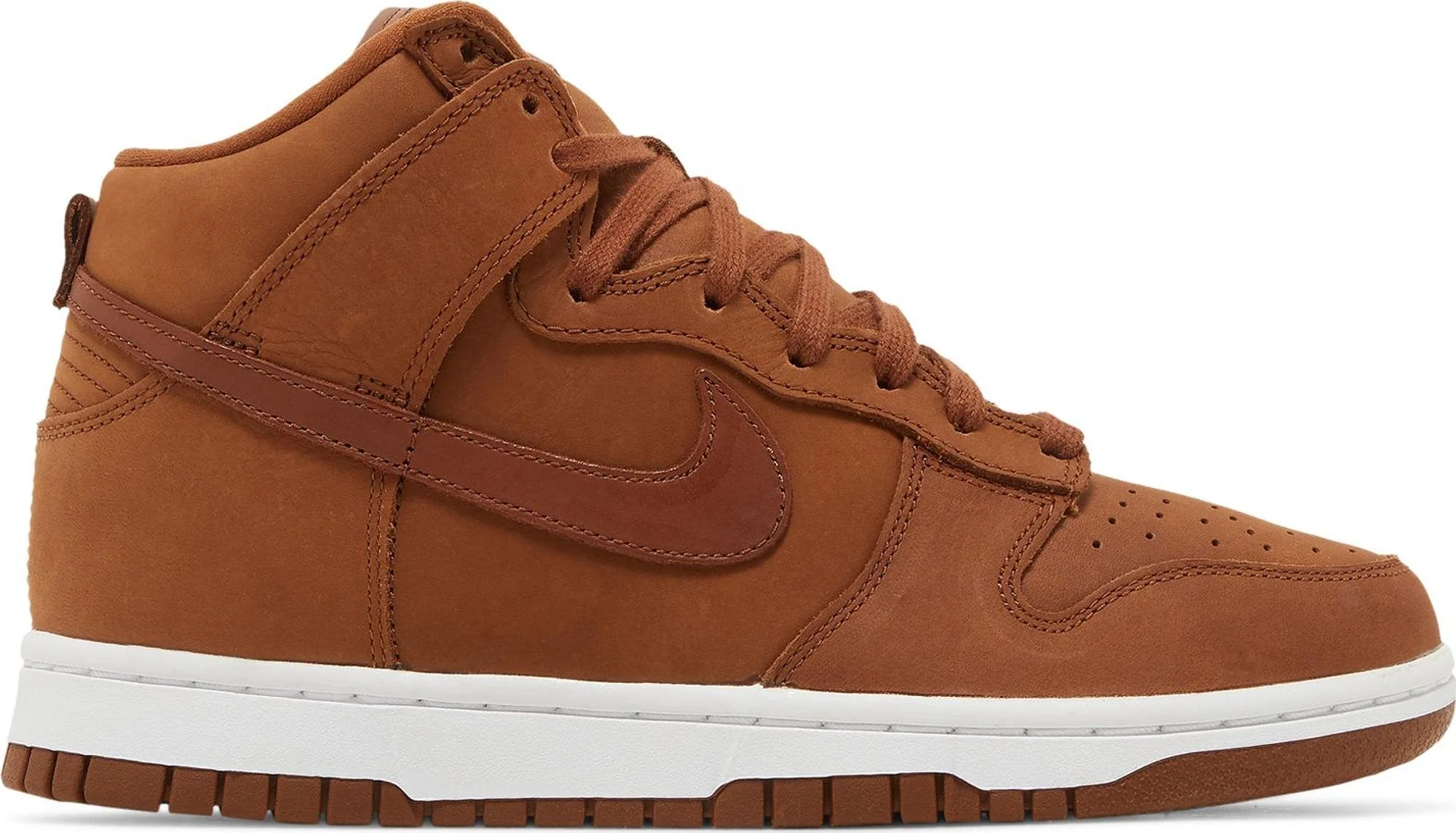 Crafted Nike Women's Dunk High Premium 'Pecan' Sneakers Prestigious