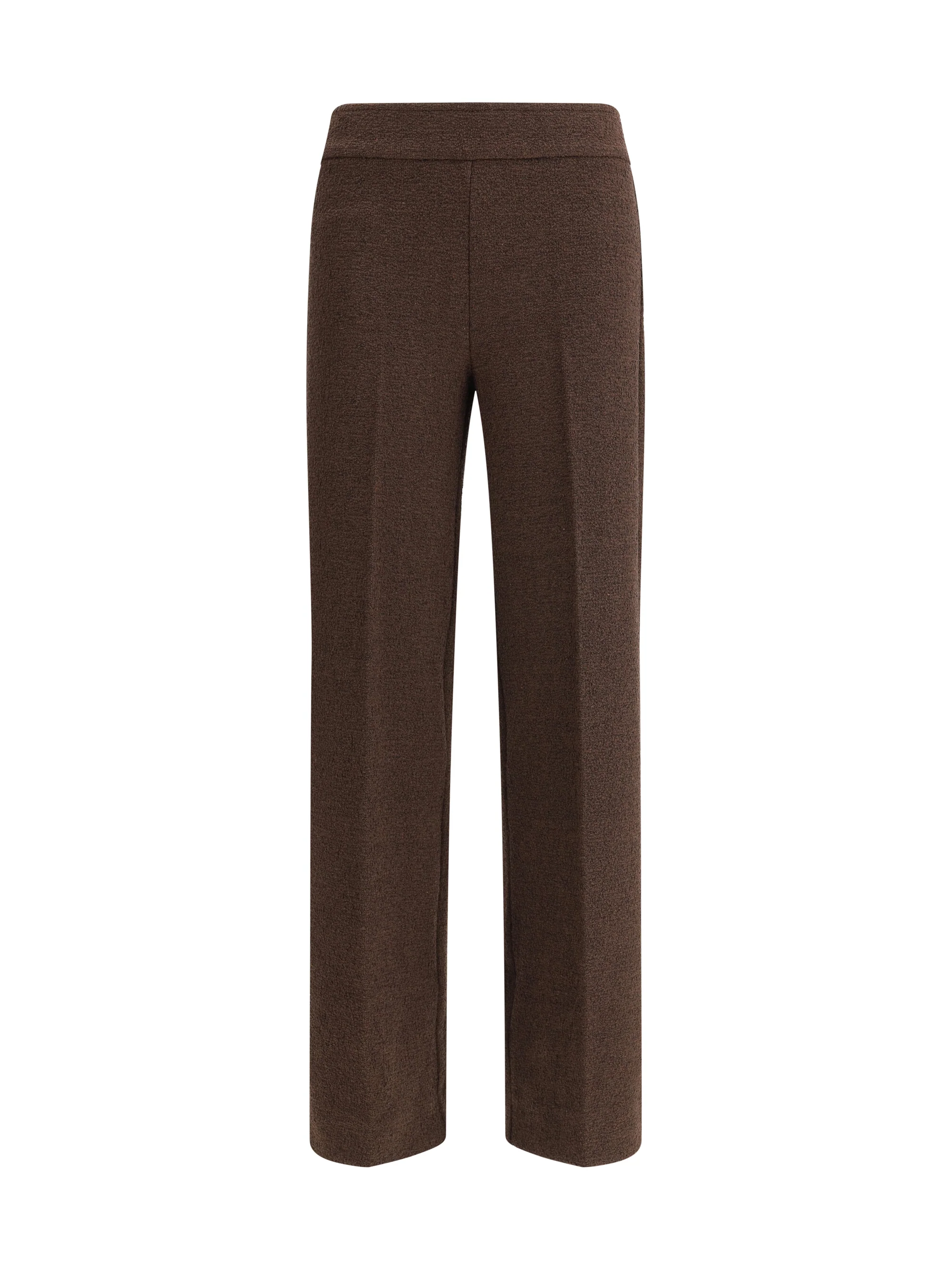 Carefully Designed Pants Bouclé Choco Responsible