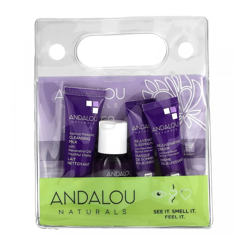 Traditional Andalou Naturals To Go AGE DEFYING Routine Set 4 Ea Smart