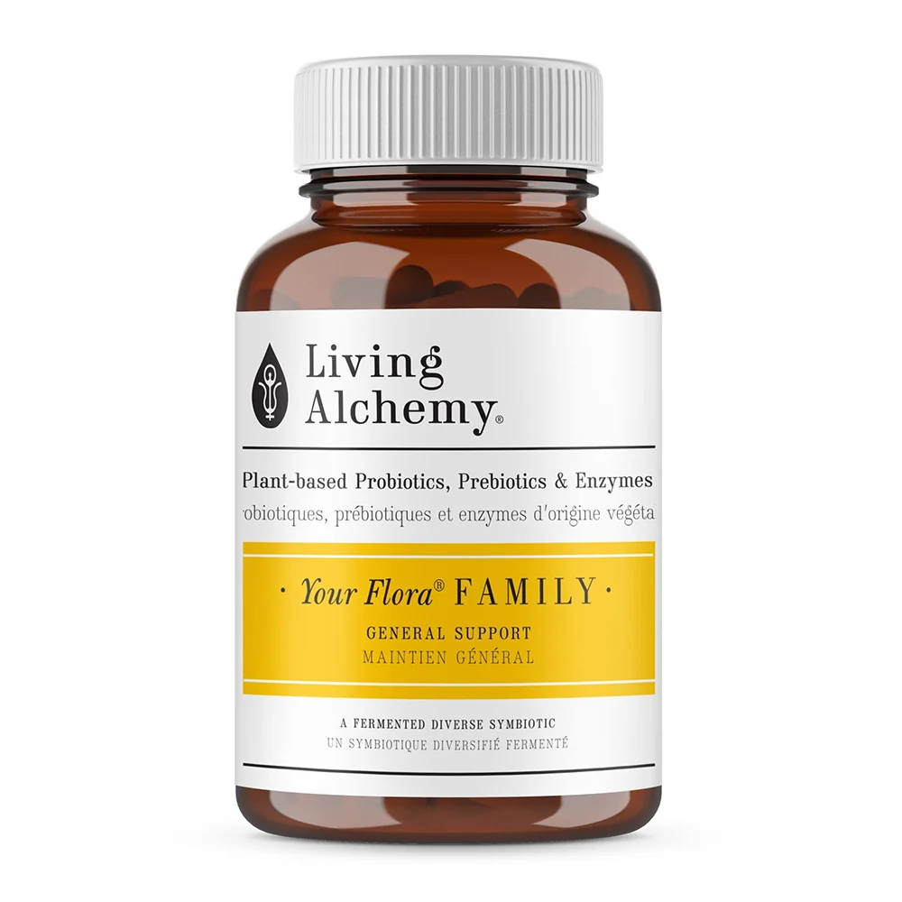 Environmentally Friendly Living Alchemy Your Flora Probiotics Family Vegan Capsules 60 Ct Durable