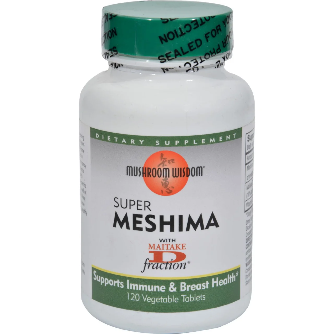 Crafted Mushroom Wisdom Super Meshima Vegetarian Tablets 120 Ea Artisan
