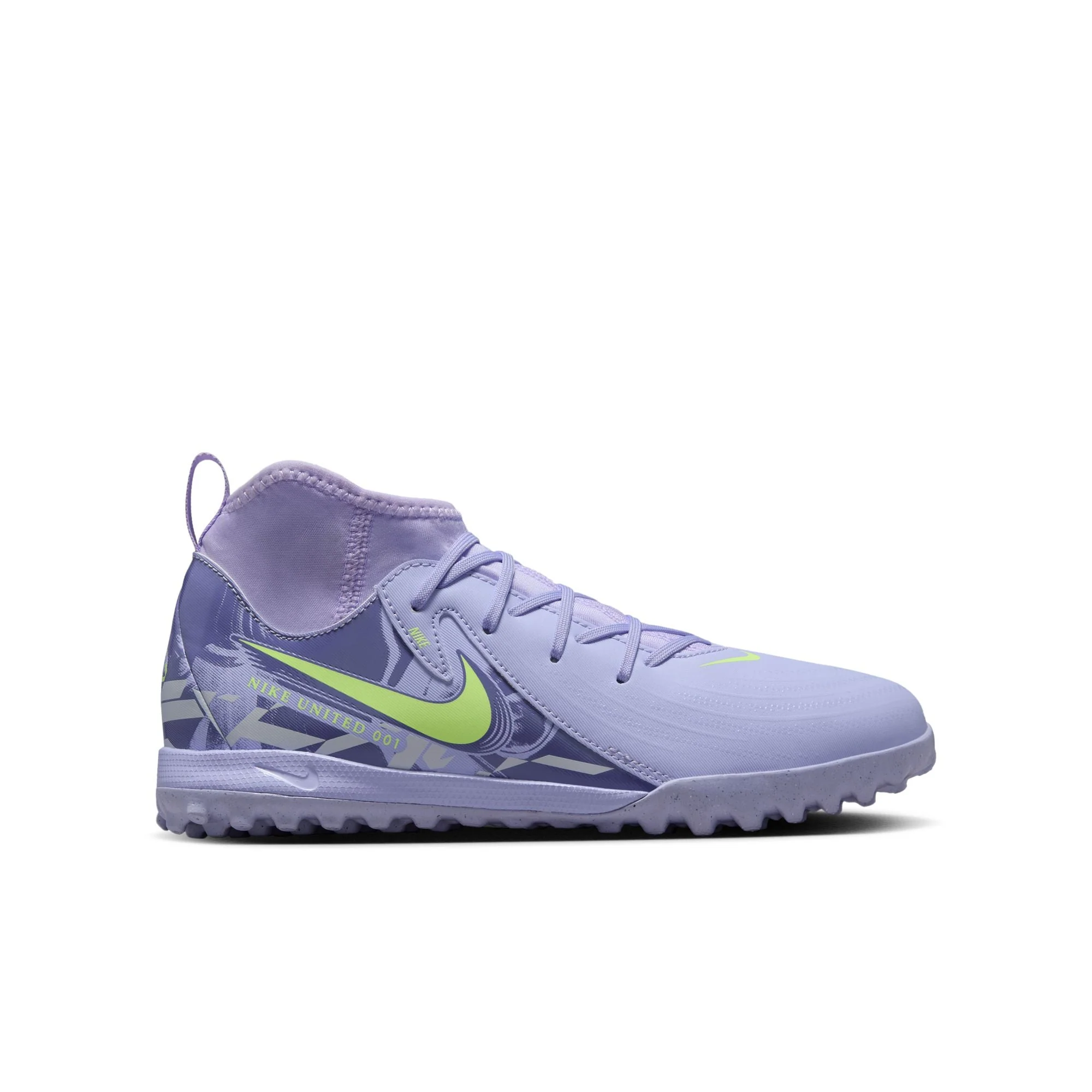 Contemporary Grade School Nike Phantom Luna 2 Academy Tf Purple Agate Barely Volt Crafted