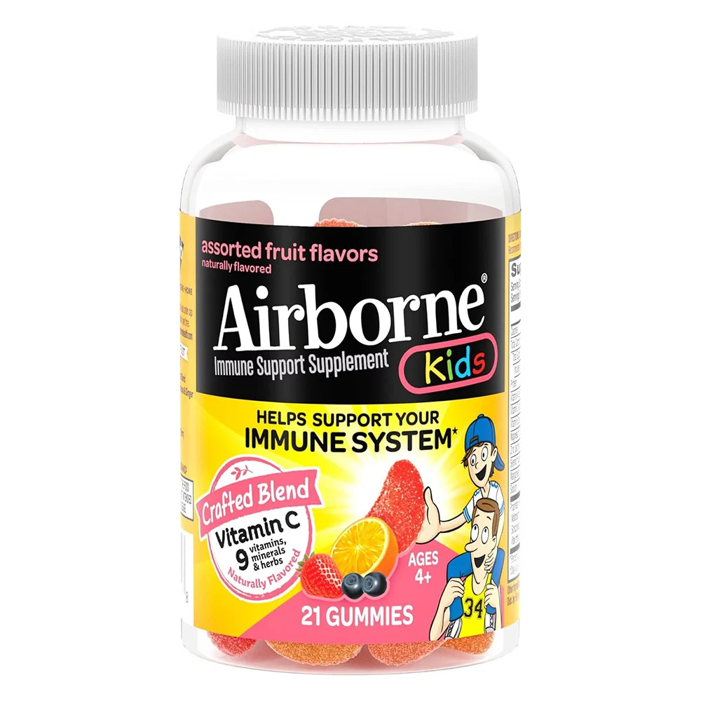 Environmentally Friendly Airborne Kids Immune Support Supplement Gummies - 21 Ea Natural
