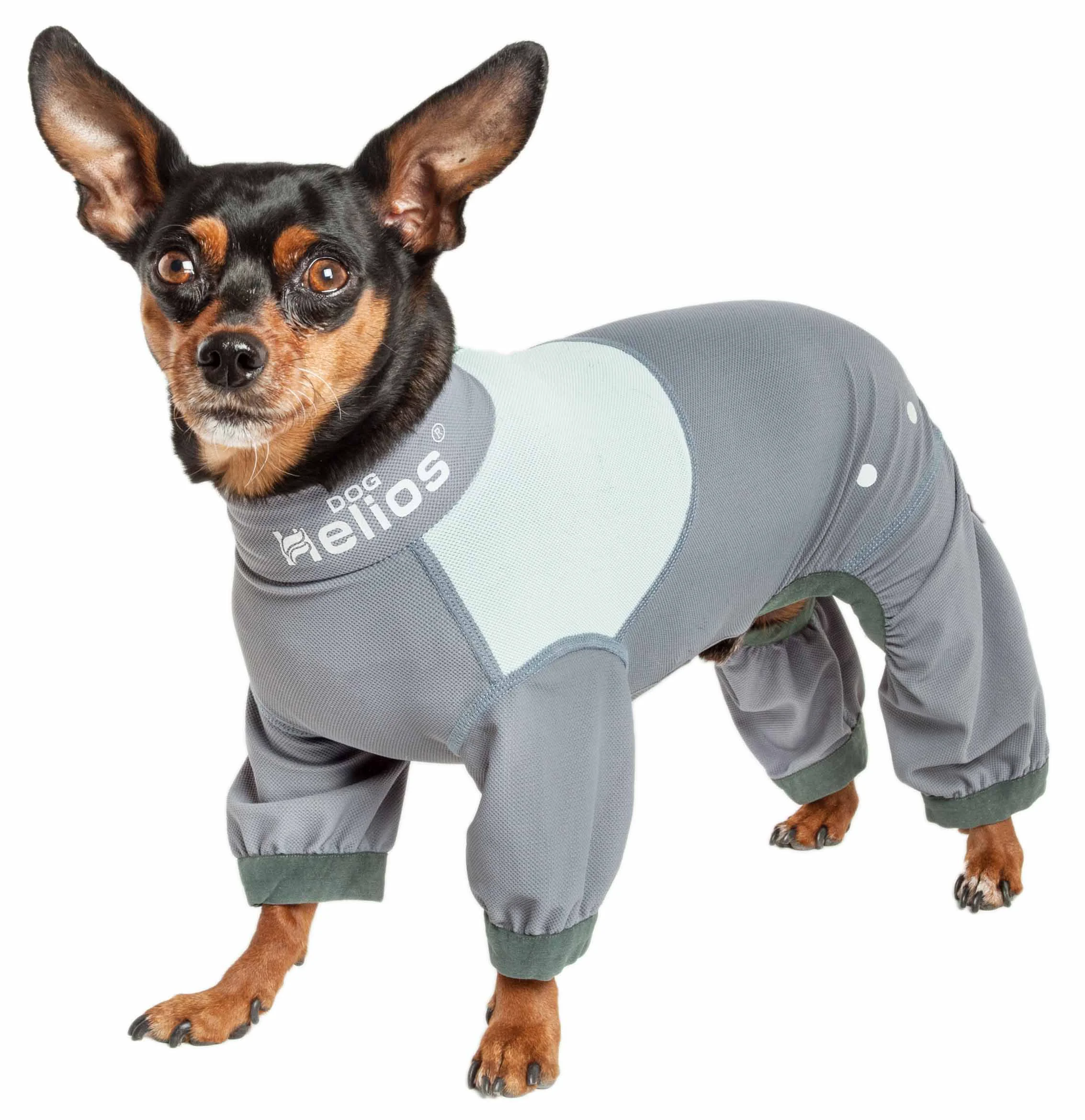 Next-Generation Pet Life Dog Helios 'Tail Runner' Lightweight 4-Way-Stretch Breathable Full Bodied Performance Dog Track Suit Professional