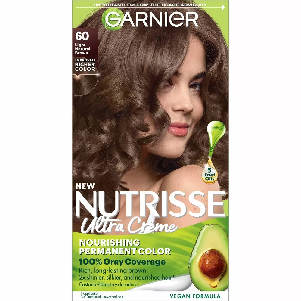Healthy Garnier Nutrisse Acorn Natural Brown Permanent Nourishing Hair Color Creme 60 1 Ea High-Performance