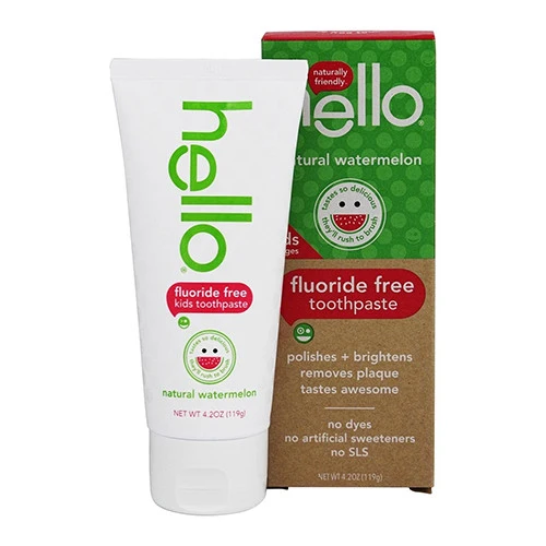 Next-Generation Hello Oral Care Kids Fluoride Toothpaste Watermelon 4.2 Oz Fine Crafted