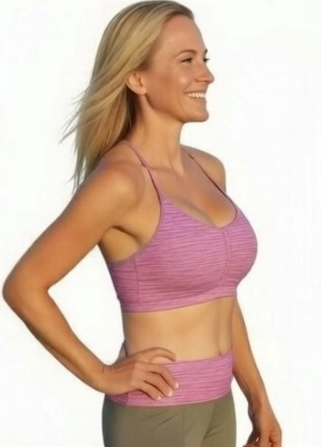 Versatile Women's Sublimated Sculpt Sports Bra Powerful