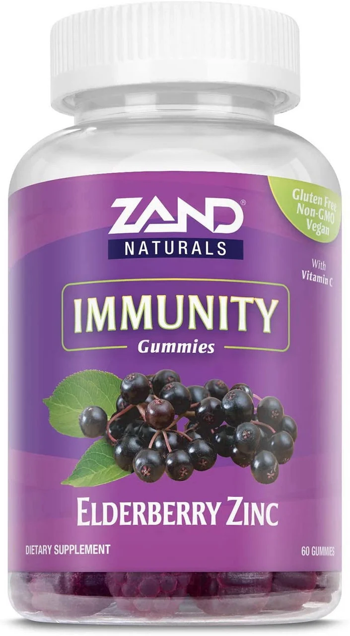 Comfortable Zand Naturals Immunity Elderberry Zinc Gummies 80 Ea Minimalist