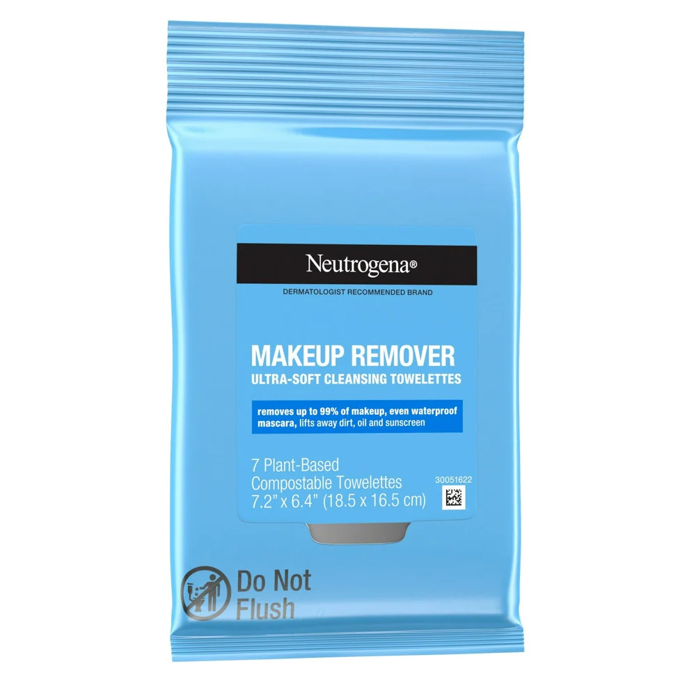 Powerful Neutrogena Make Up Remover Cleansing Towelette 7 Ea Green