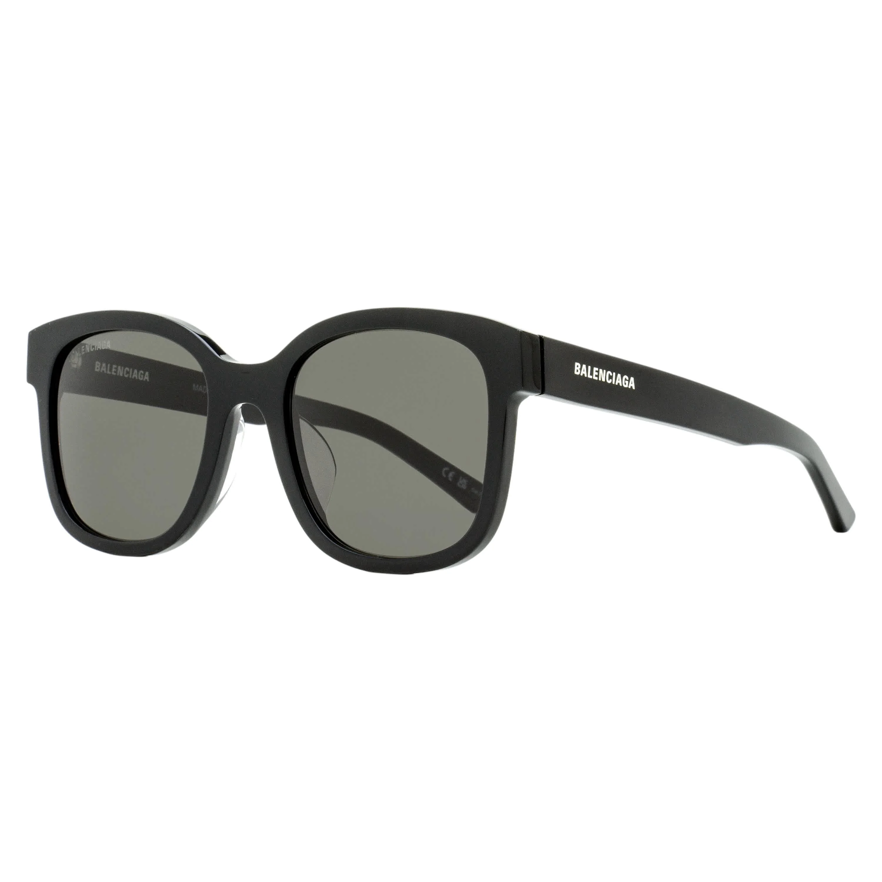 Stylish Balenciaga Fit Sunglasses BB0076SK 001 Black 52mm Selected