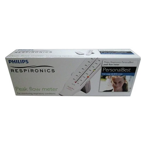 Reusable Respironics Personal Peak Flow Meter Full Range 60-810 L min - 1 ea Environmentally Friendly