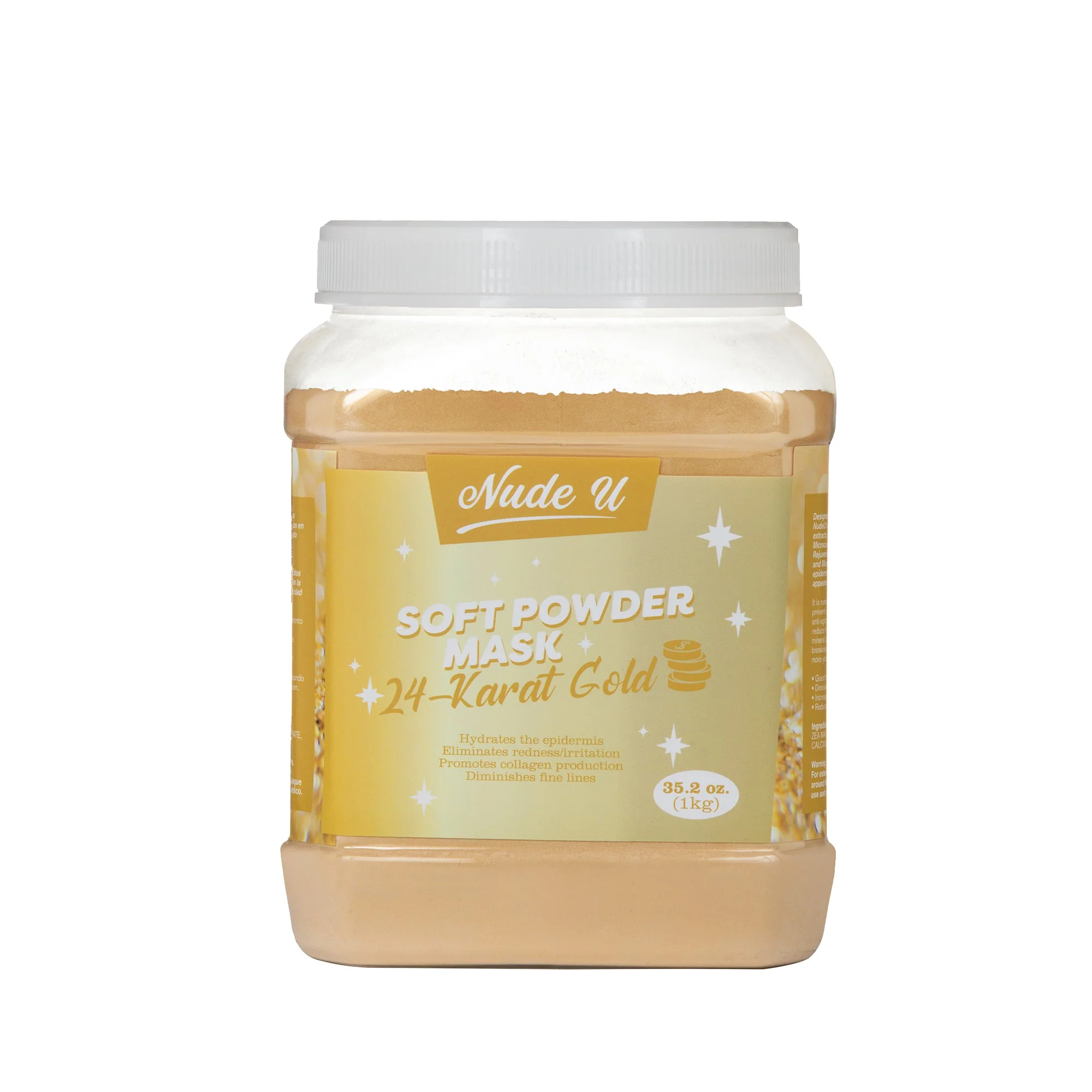Next-Generation Soft Powder Mask 24-Karat Gold 1000g 1 KG NUDE U Secure