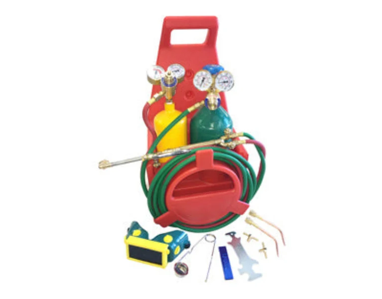 Elegant Mini Oxygen Acetylene Gas Welding Cutting Welder Outfit Set with Tanks Kit Artisan