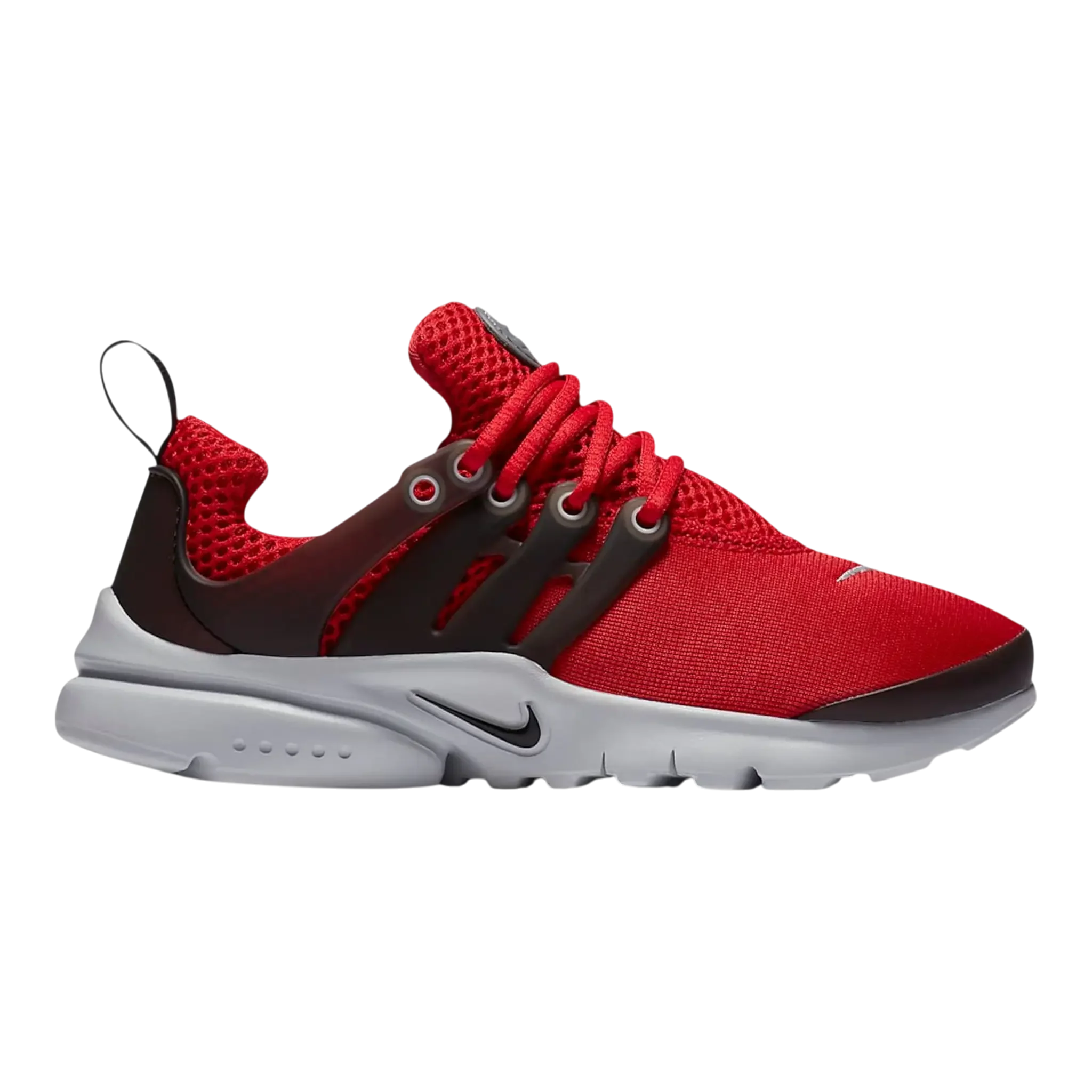 High-Quality Nike Presto Kids Shoes University Red Black Cool Grey Carefully Designed