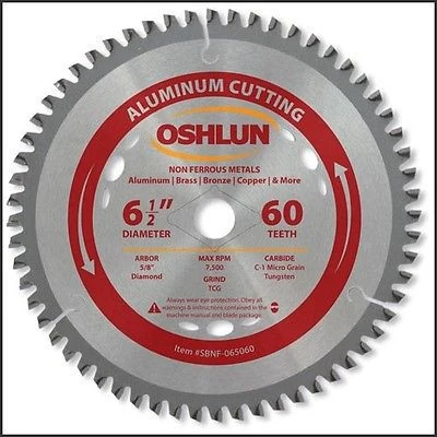 Sustainable 6-1 2 60T Carbide Tip Aluminum Cutting Saw Blade User-Friendly