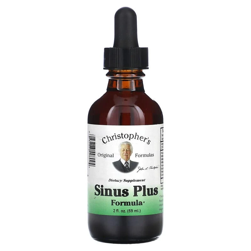Powerful Dr. Christophers Formula Sinus Plus Liquid Extract - 2 Oz Clean