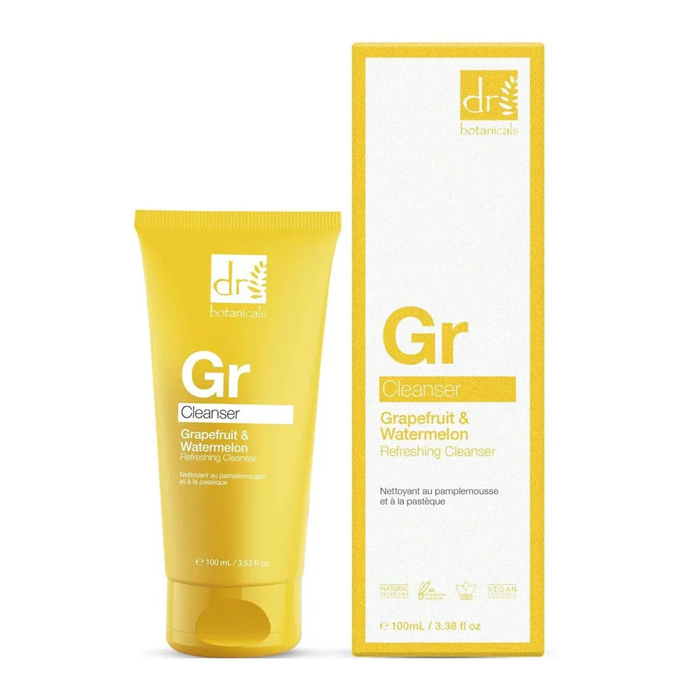 Verified Dr Botanicals Grapefruit and Watermelon Refreshing Cleanser 3.52 Oz Smooth