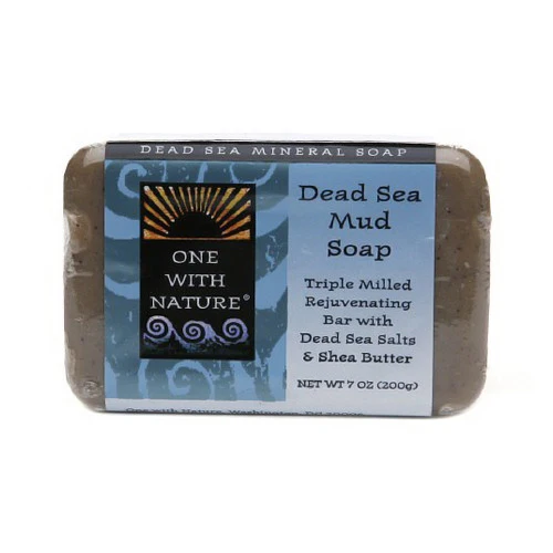 Top-Quality One With Nature Dead Sea Mineral Mud Soap Bar - 7 Oz Professional