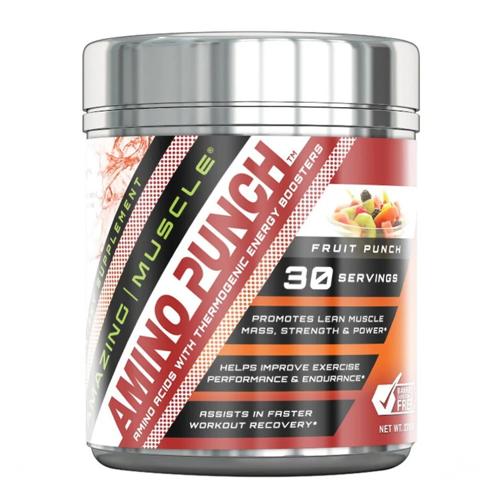 Exceptional Nutrition Muscle Amino Punch 5500 Mg Fruit Punch 30 Ea Convenient