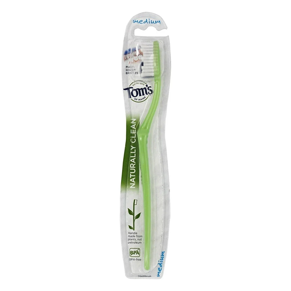Original Design Toms Of Maine Adult Toothbrush Naturally Clean Medium - 1 Ea High-Grade