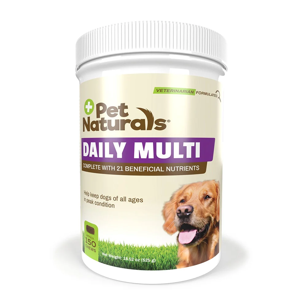 Carefully Designed Pet Naturals Daily Multivitamin for Dogs Everyday Health Support 150 Ct Enhanced