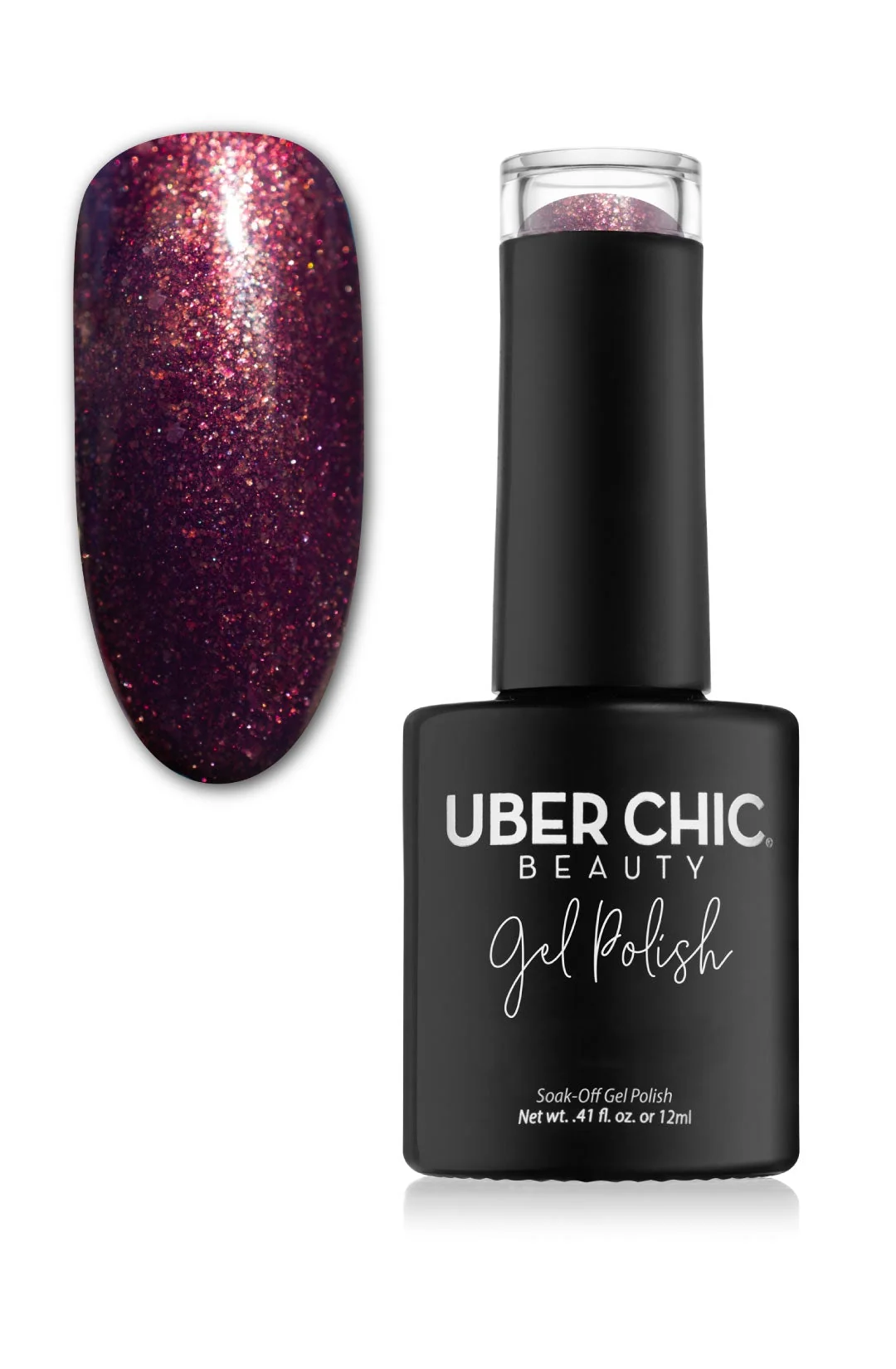 Relaxed Wine Not - Glitter Gel Polish - Uber Chic 12ml Original Design