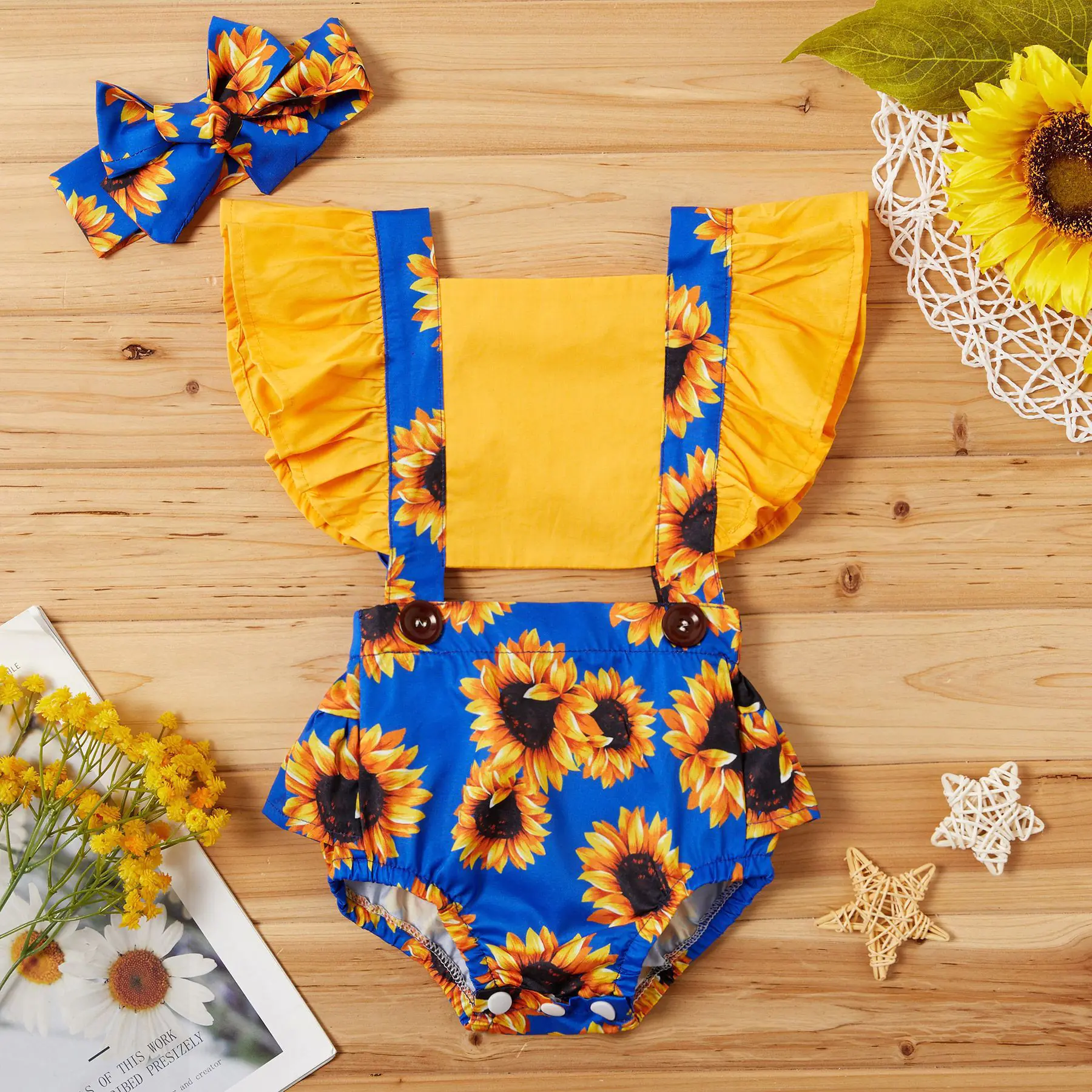 Solid New Girls' Jumpsuit with Suspenders Optimized