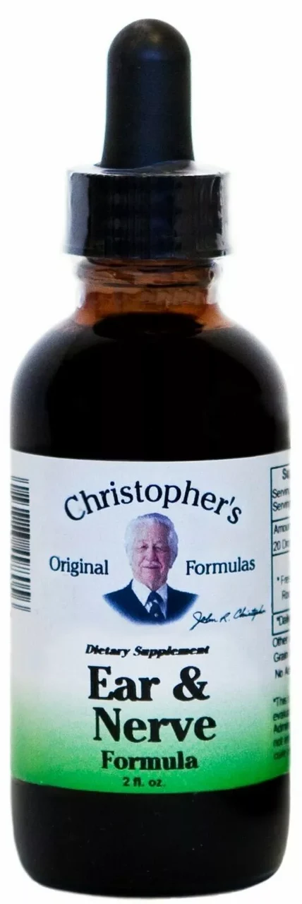 Eco-Friendly Dr. Christophers Ear And Nerve Formula Liquid Extract - 2 Oz Versatile
