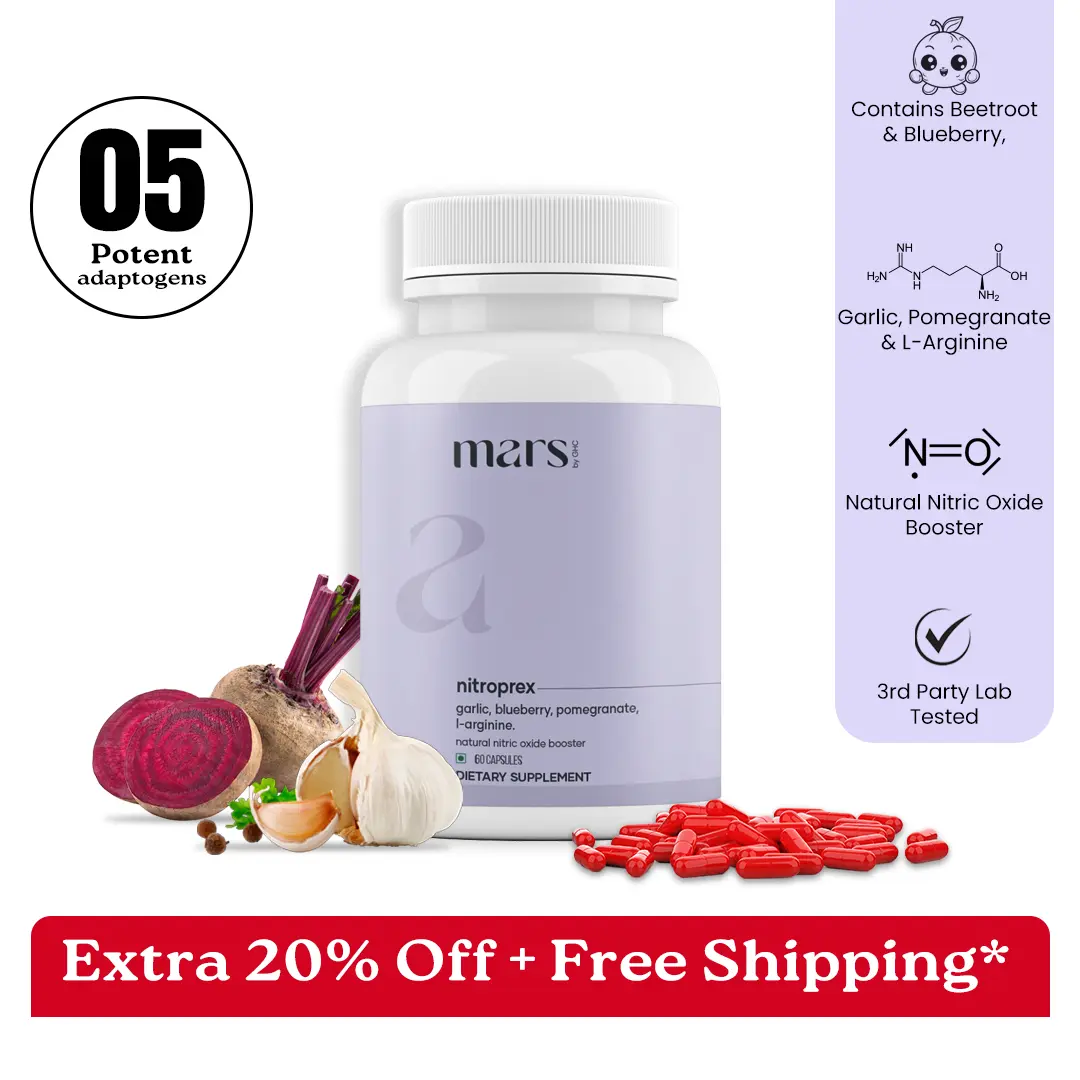 Efficient Mars NitroPrex A Daily Nitric Oxide Performance Upgrade Men Take and Partners Notice Easy-to-Use