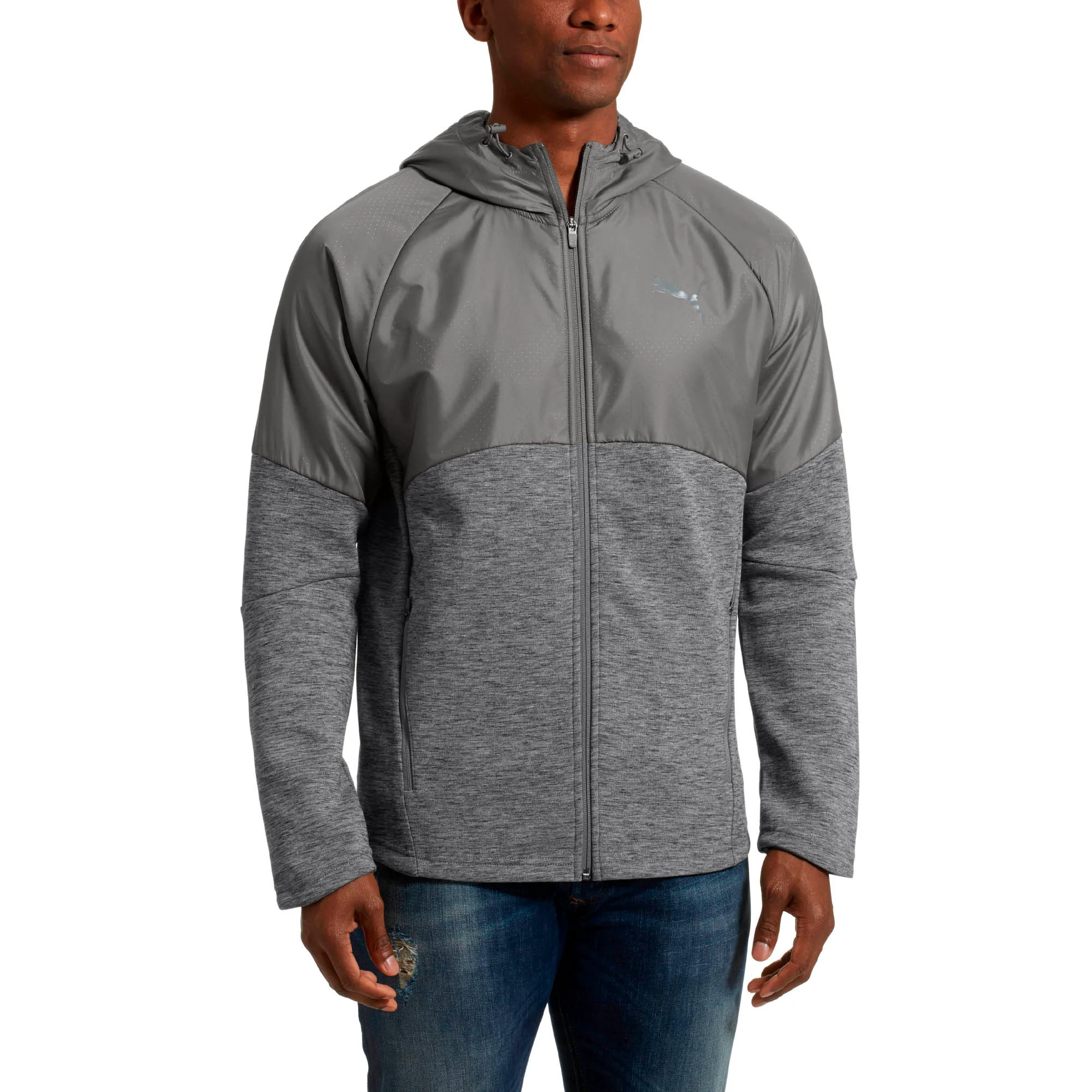 Traditional Puma Men's Evostripe Wr Fz Hoody Sweaters Prestigious