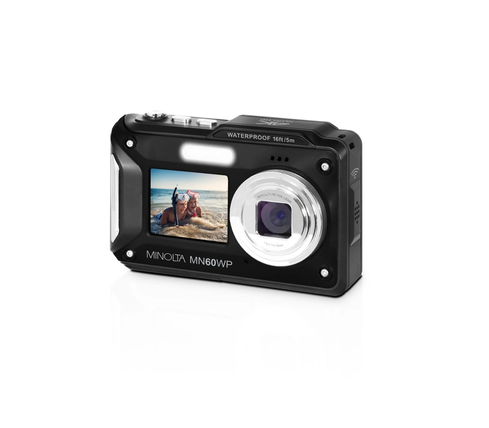 Versatile MN60WP 48MP 4K Ultra HD Dual Screen Waterproof Camera Quality