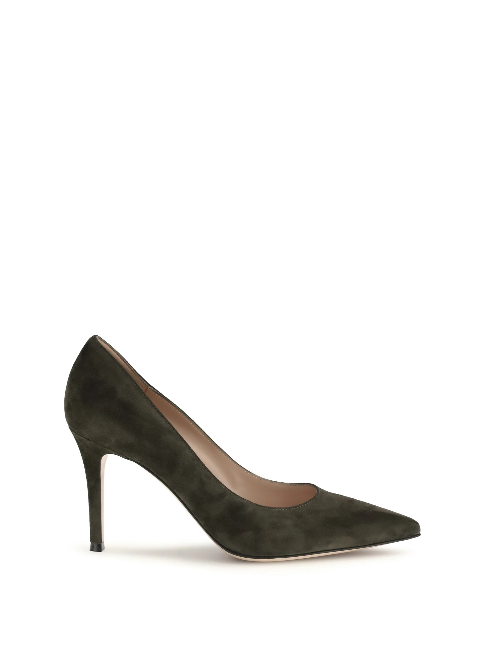 Safe Pumps Suede Dark Olive Original Design
