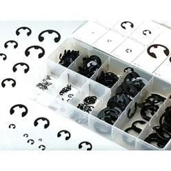 Functional 300 Piece Piece Eclip Metal Steel E-Clip Fastener Assortment Kit Exceptional