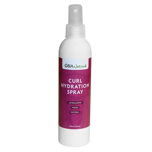 Environmentally Friendly Obia Naturals Curl Hydration Spray 8 Oz Recyclable