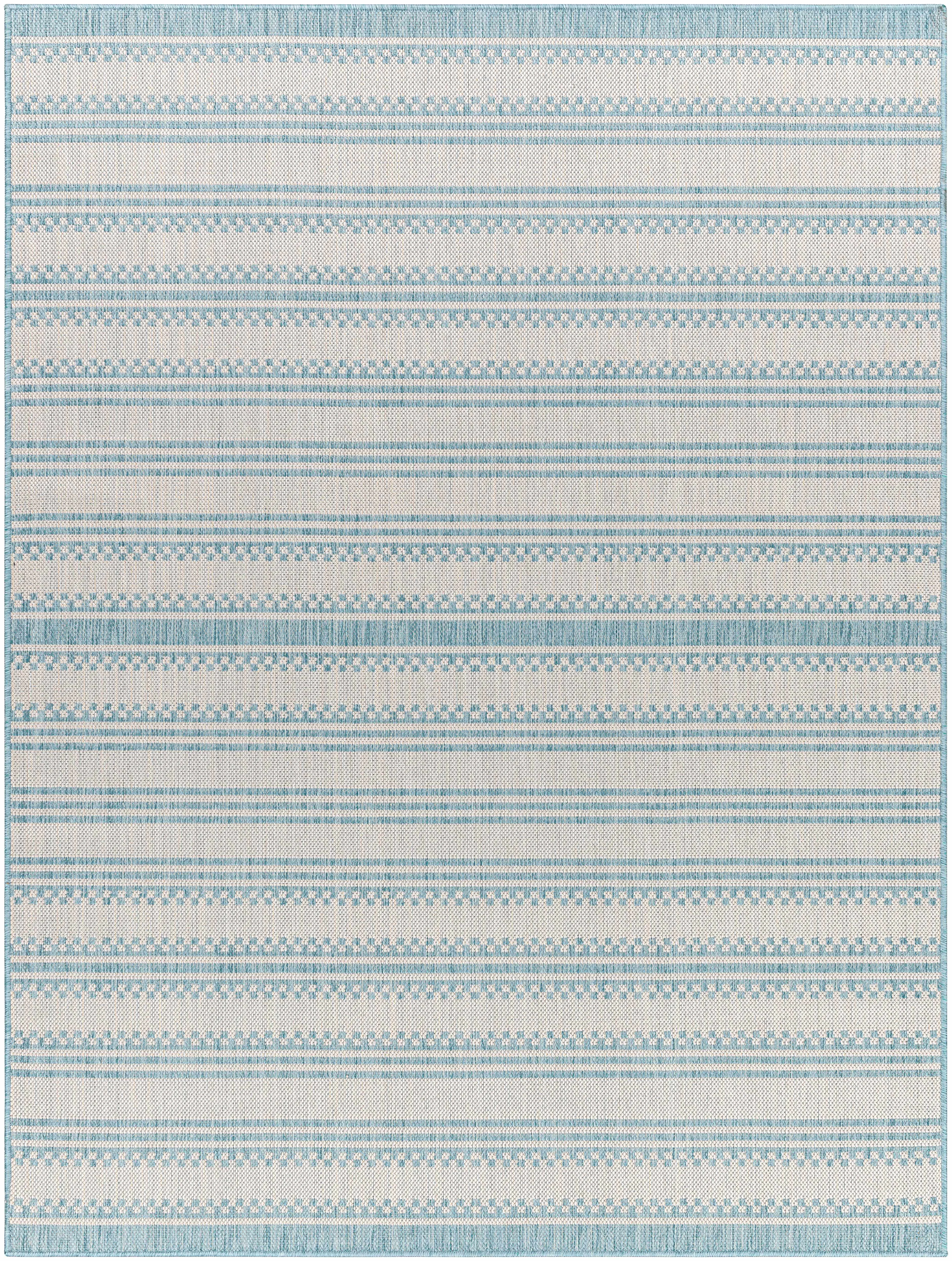 Breathable Engla Off White Outdoor Carpet Area Rug - High-End