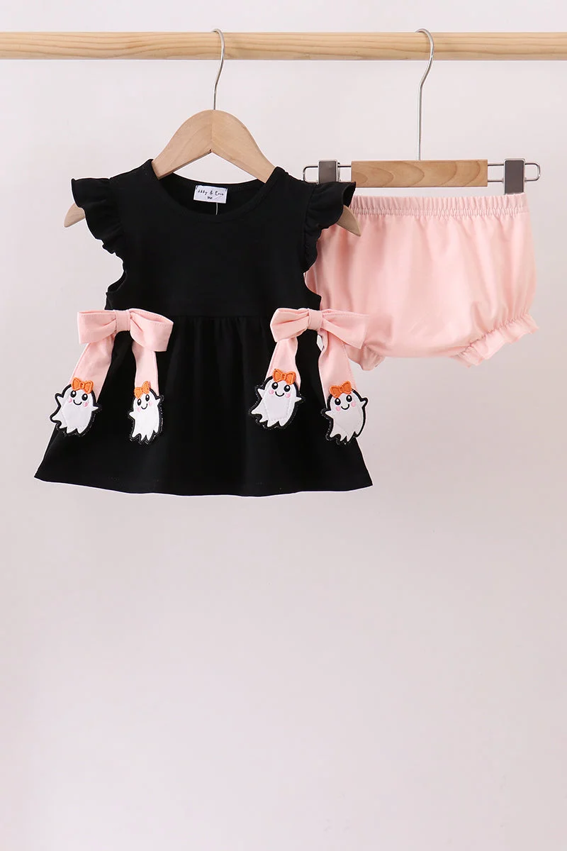 Trusted Black Ghost Bloomer Set Sustainable