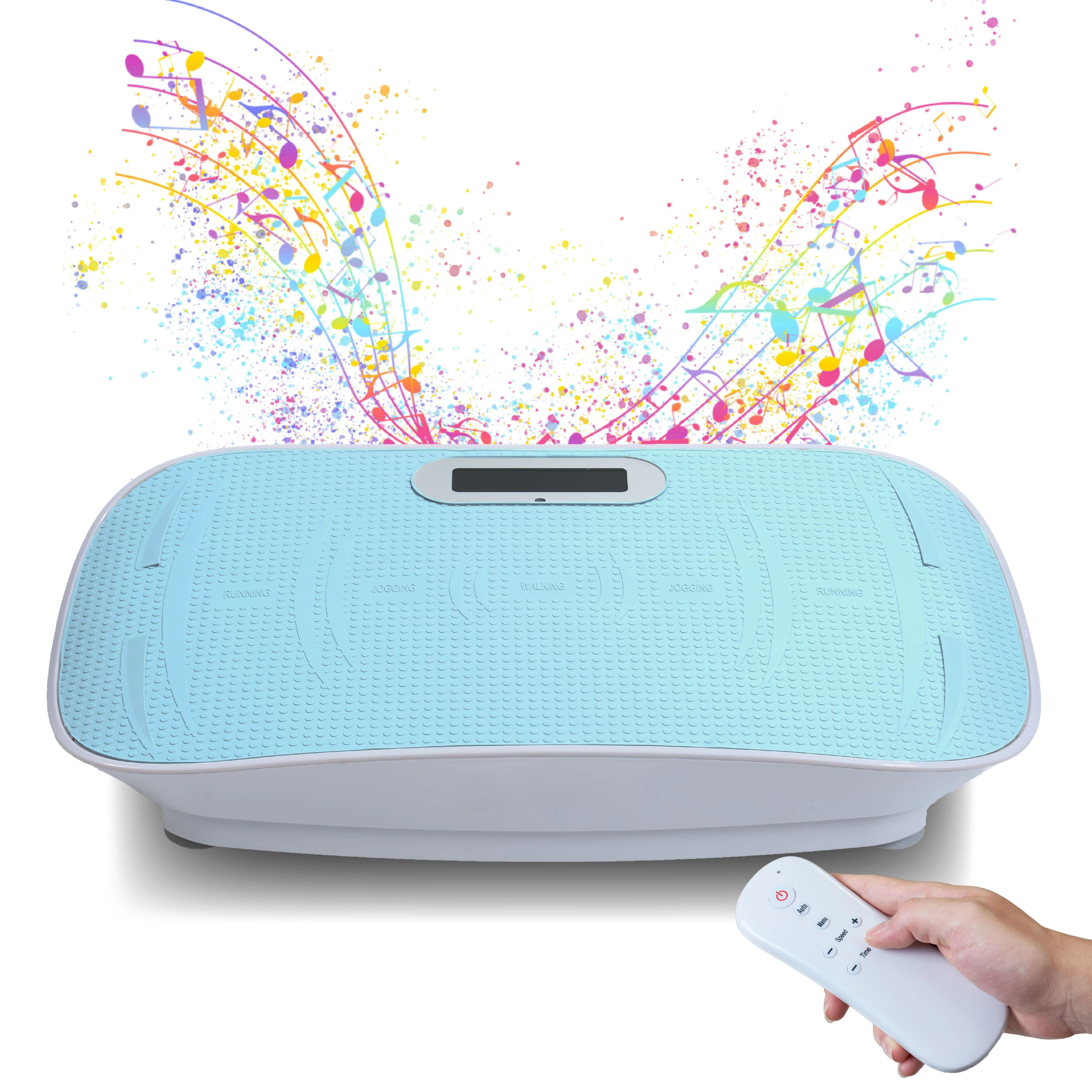 Easy-to-Use 4 Supply Full Body Vibration Platform Crazy Fitness Massage 10-Frequency Weight Loss Fat Burner Shaking Machine For Unisex Healthy
