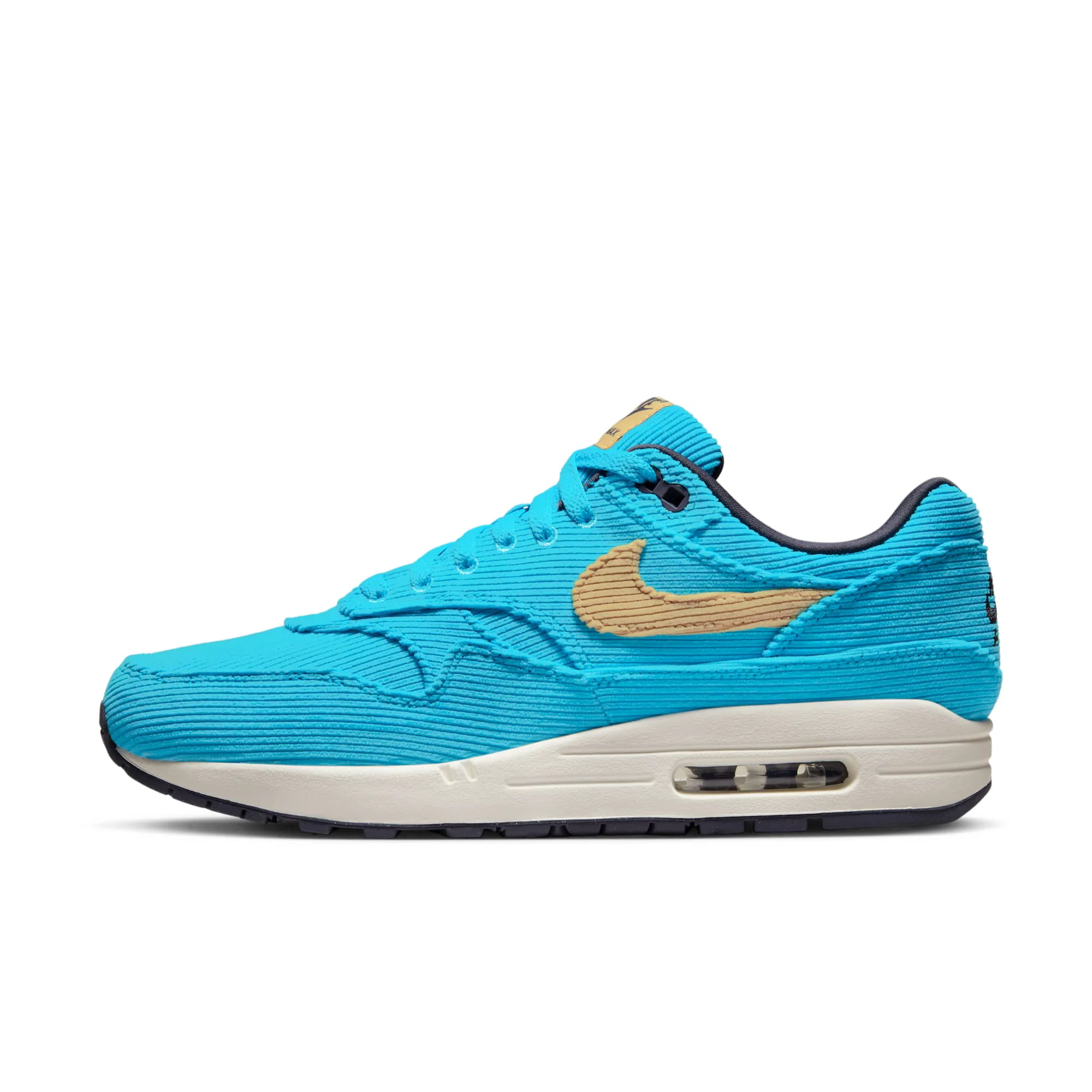 Original Nike Men's Air Max 1 'Corduroy Baltic Blue' Sneakers User-Friendly