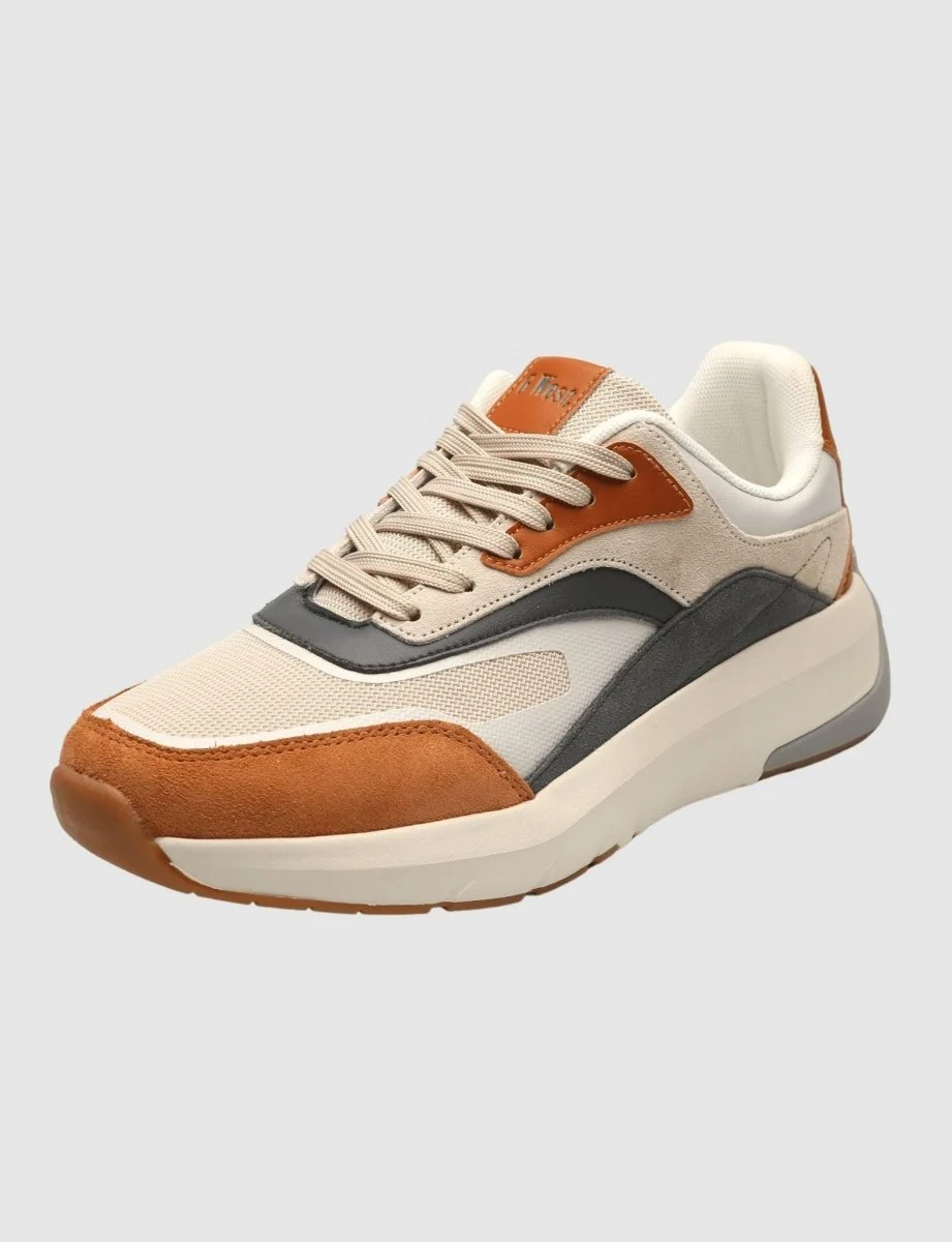 Solid G West Mens Running Shoes - Gwm20003 Tan Sophisticated