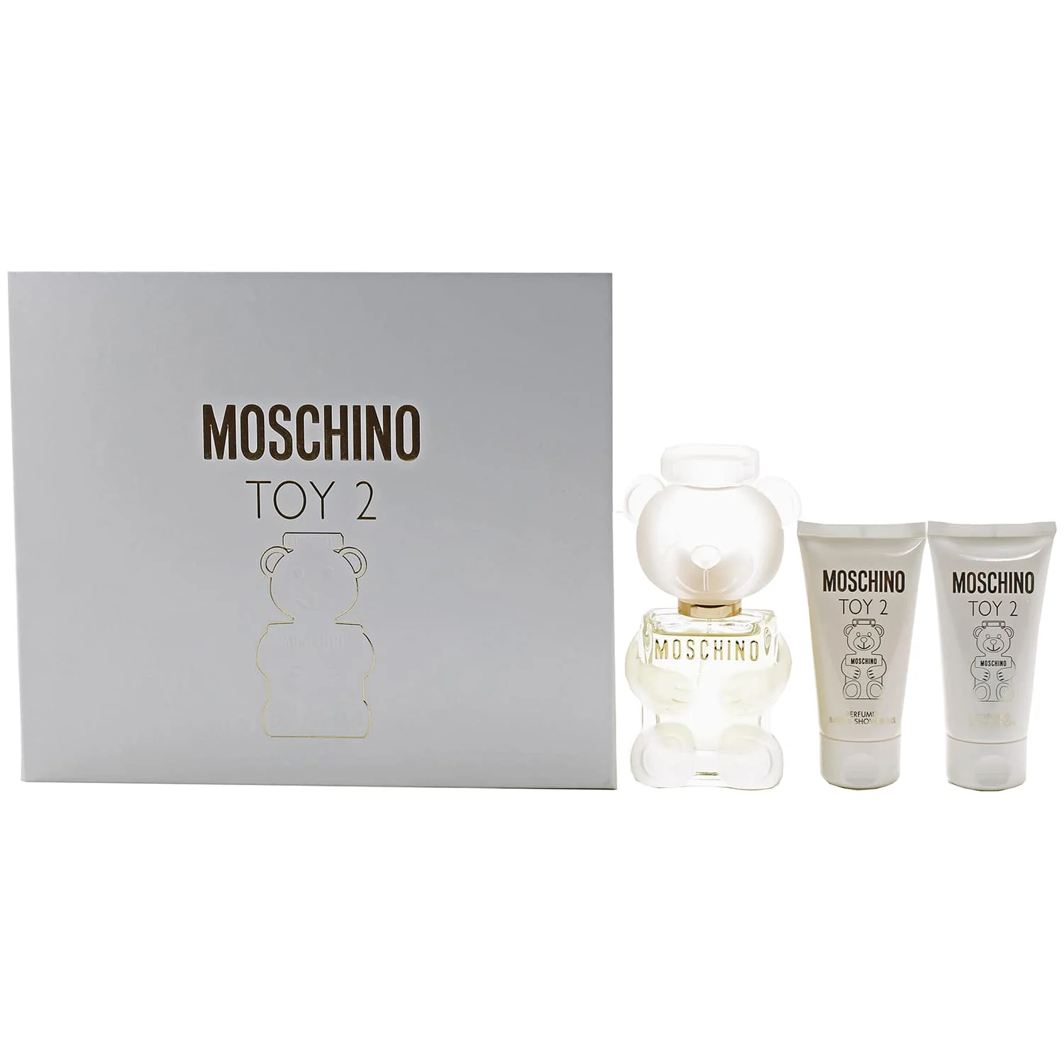 User-Friendly Moschino Toy 3 Ladies Set 1.7 Oz EDP 1.7 Oz Bath and Shower Gel 1.7 Body Lotion Breathable