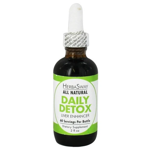 Fine Herbasway Daily Detox All Natural Liver Enhancer - 2 Oz Organic