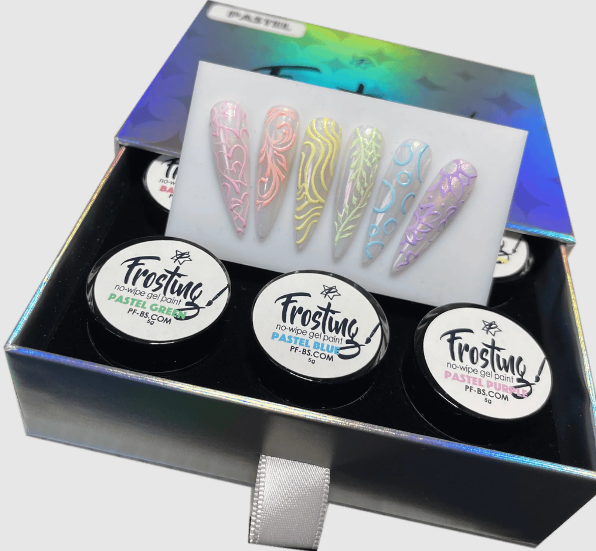 Minimalist Frosting PASTEL KIT Limited Edition No Wipe Gel Paint - 6 Colors Powerful
